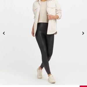 Spanx faux leather leggings